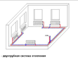 Двухтрубная схема отопления в Тюмени